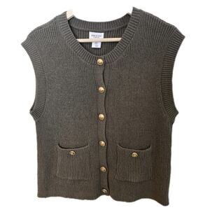 Song Of Style Vest By Aimee Song Xl Olive Green